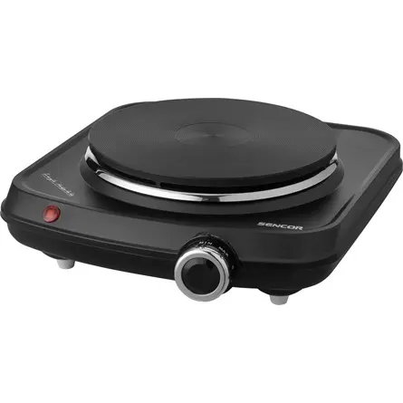 SENCOR SCP 1504BK-EUE4 Elektromos főzőlap, 18cm, 1500W, Fekete – 2. kép