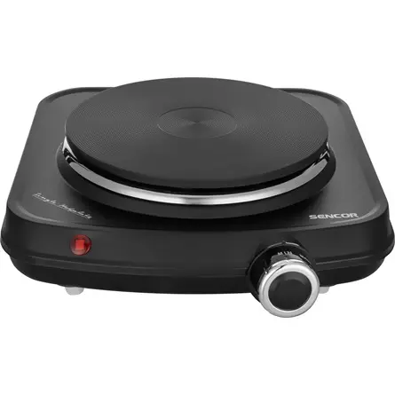 SENCOR SCP 1504BK-EUE4 Elektromos főzőlap, 18cm, 1500W, Fekete – 3. kép