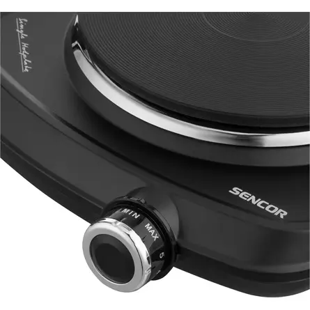 SENCOR SCP 1504BK-EUE4 Elektromos főzőlap, 18cm, 1500W, Fekete – 5. kép