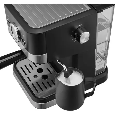 SENCOR SES 1721BK Eszpresszó karos kávéfőző, 20bar, víztartály: 1,5L, 1050W, Fekete – 4. kép