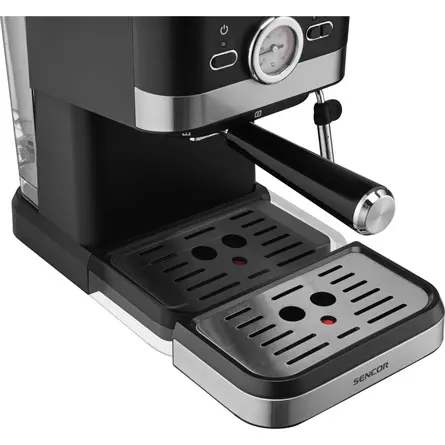 SENCOR SES 1721BK Eszpresszó karos kávéfőző, 20bar, víztartály: 1,5L, 1050W, Fekete – 8. kép