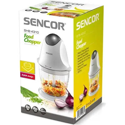 SENCOR SHB 4310 Aprító, 650ml, 300W, Fehér – 2. kép