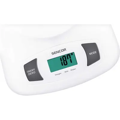 SENCOR SKS 4001WH Tálas konyhai mérleg 5kg-ig, Fehér – 2. kép