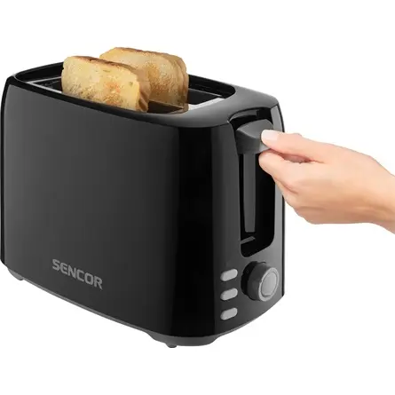 SENCOR STS 2607BK Kenyérpirító, 2 szeletes, 750W, Fekete – 3. kép