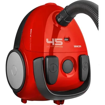 SENCOR SVC 45RD-EUE3 Porzsákos porszívó, portartály:1,5L, 850W, Piros – 2. kép