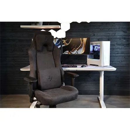 Arozzi Vernazza Supersoft Fabric gaming szék fekete – 5. kép