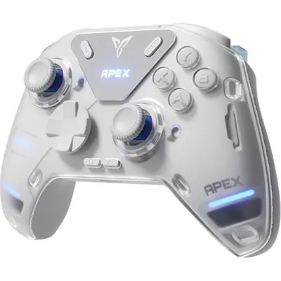 Flydigi Apex 4 Bluetooth / USB / vezeték nélküli gamepad játékvezérlő fehér – 2. kép