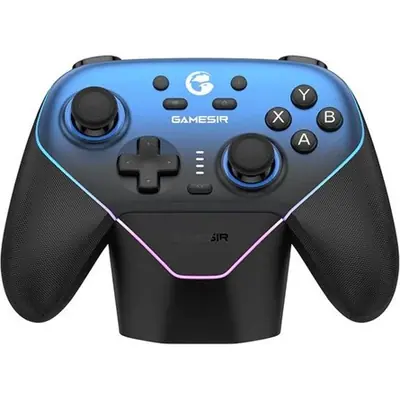 GameSir Super Nova Multiplatform Bluetooth / USB / vezeték nélküli gamepad játékvezérlő kék-fekete – 2. kép