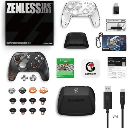 GameSir G7 Pro Zenless Zone Zero Edition Bluetooth / USB / vezeték nélküli gamepad játékvezérlő fekete – 8. kép