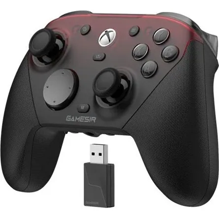 GameSir G7 Pro Tri-Mode Shadow Ember Bluetooth / USB / vezeték nélküli gamepad játékvezérlő fekete-piros – 6. kép