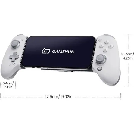 GameSir G8 Plus MFi USB-C gamepad játékvezérlő fehér (Apple Certified) – 7. kép