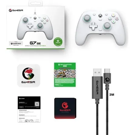 GameSir G7 SE USB-C gamepad játékvezérlő fehér – 6. kép