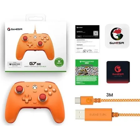 GameSir G7 SE USB-C gamepad játékvezérlő narancssárga – 6. kép