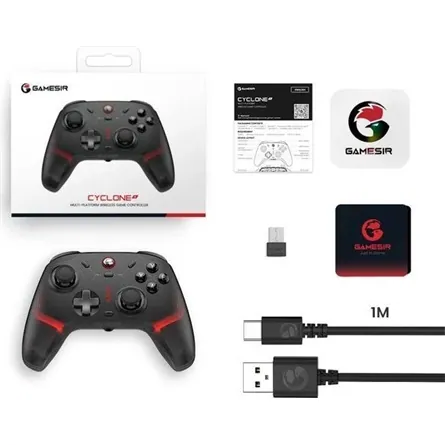 GameSir GameSir Cyclone 2 Multiplatform Bundle Bluetooth / USB / vezeték nélküli gamepad + dokkoló fekete – 6. kép