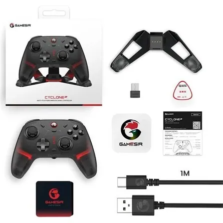 GameSir GameSir Cyclone 2 Multiplatform Bundle Bluetooth / USB / vezeték nélküli gamepad + dokkoló fekete – 7. kép