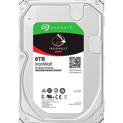 Seagate 8TB 7200rpm SATA-600 256MB IronWolf ST8000VN004