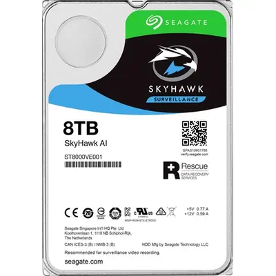 Seagate 8TB 7200rpm SATA-600 256MB SkyHawk AI ST8000VE001 – 2. kép