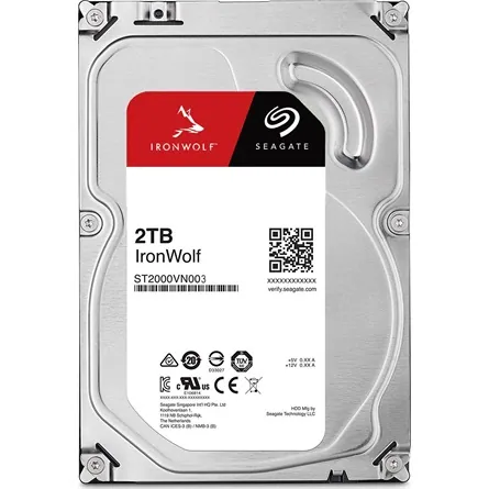 Seagate 2TB 5400rpm SATA-600 256MB IronWolf ST2000VN003