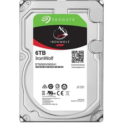 Seagate IronWolf 6TB 5400rpm 256MB SATA3 3,5" HDD