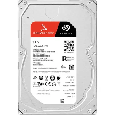 Seagate IronWolf Pro 4TB 7200rpm 256MB SATA3 3,5" HDD