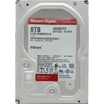 3,5" HDD 8TB WD SATA3 256MB WD80EFPX