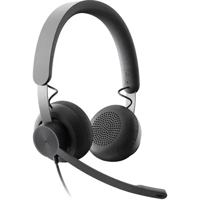 Logitech MSFT Teams Zone Wired Headset Black