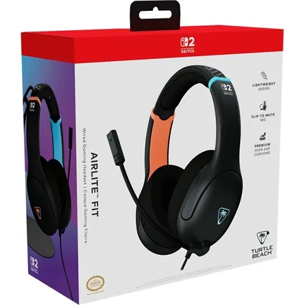 Turtle Beach Airlite Fit gaming fejhallgató headset fekete – 8. kép