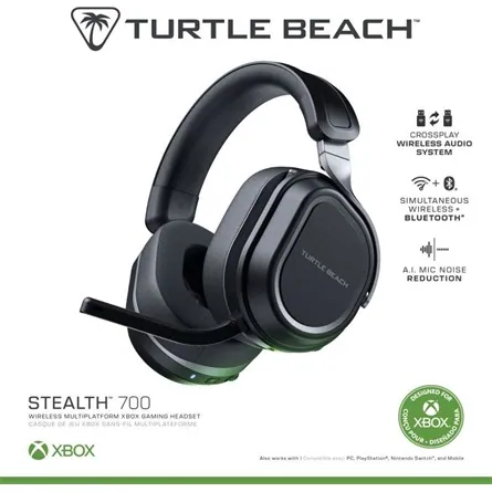 Turtle Beach Stealth 700X Gen3 gaming fejhallgató headset fekete – 6. kép