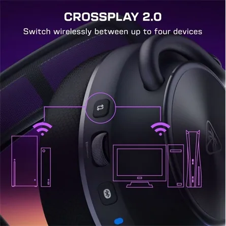 Turtle Beach Beach Stealth Pro II, Xbox gaming fejhallgató headset fekete – 8. kép