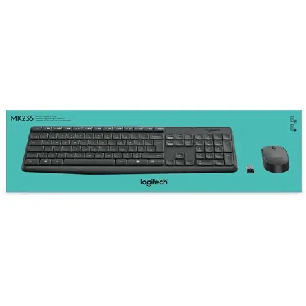 Logitech MK235 Wireless Combo billentyűzet + egér Black US – 4. kép