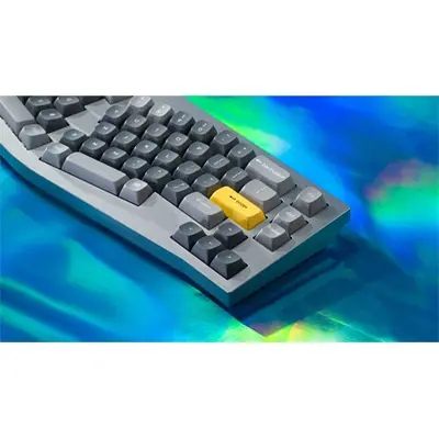 Keychron Q8 Swappable RGB Backlight Knob ISO USB gaming billentyűzet barebone szürke – 2. kép