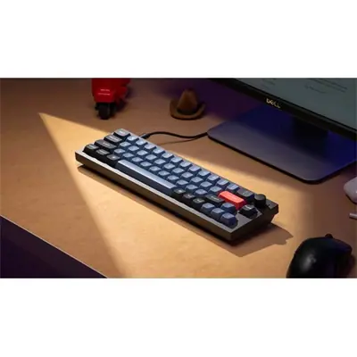 Keychron Q9 Swappable RGB Backlight Knob ISO USB gaming billentyűzet barebone fekete – 2. kép