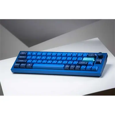 Keychron Q9 Swappable RGB Backlight Knob ISO USB gaming billentyűzet barebone kék – 2. kép