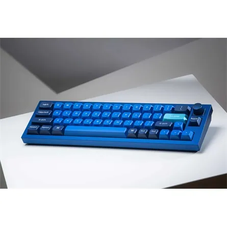 Keychron Q9 Swappable RGB Backlight Knob ISO USB gaming billentyűzet barebone kék – 2. kép