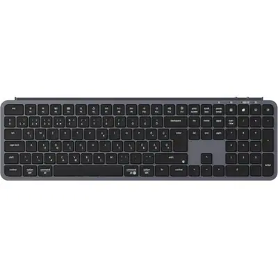 Keychron B6 Pro Bluetooth / vezeték nélküli magyar Scissor Switch mechanikus billentyűzet fekete-szürke