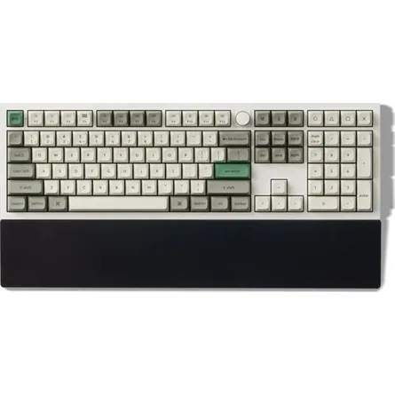 Keychron K10 Pro, K10 Max, Q6, Q6 Pro, Q6 Max, Q6 HE, V6, V6 Max szilikon csuklótámasz fekete – 2. kép
