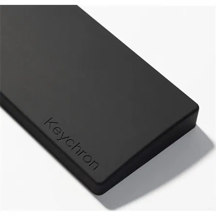 Keychron K10 Pro, K10 Max, Q6, Q6 Pro, Q6 Max, Q6 HE, V6, V6 Max szilikon csuklótámasz fekete – 3. kép