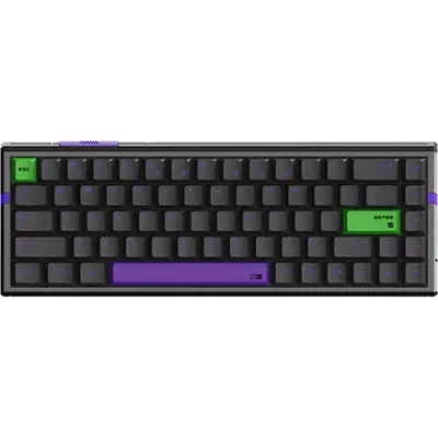 ATK RS6 Ultra Night Hunter USB-C angol gaming TTC RGB Magneto mechanikus billentyűzet fekete