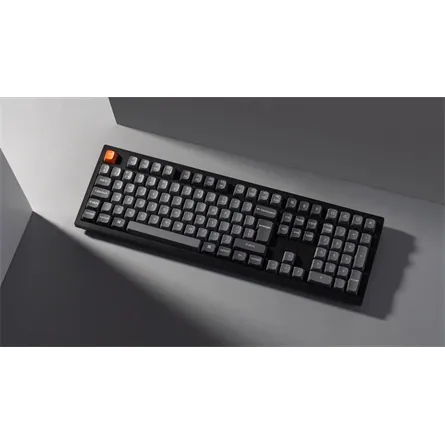 Keychron K10 Max Bluetooth / vezeték nélküli magyar Keychron Super Red mechanikus billentyűzet fekete – 3. kép