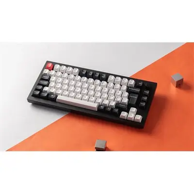 Keychron Q1 HE Bluetooth /vezeték nélküli /USB magyar Gateron double-rail magnetic nebula mechanikus billentyűzet fekete – 2. kép
