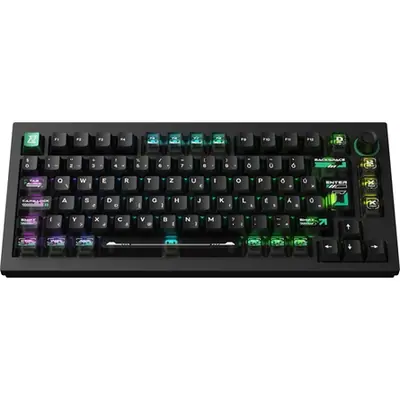 Keychron Lemokey L5 HE USB magyar gaming Lemokey Lime Magnetic mechanikus billentyűzet fekete – 2. kép