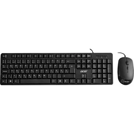 Acer AAK400 USB fekete magyar billentyűzet+egér