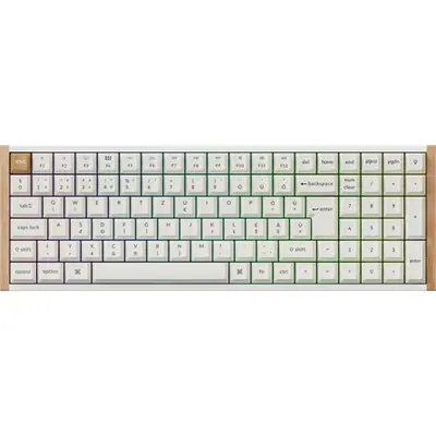 Keychron K4 HE Bluetooth / vezeték nélküli magyar gaming Gateron double-rail magnetic nebula mechanikus billentyűzet feh – 2. kép