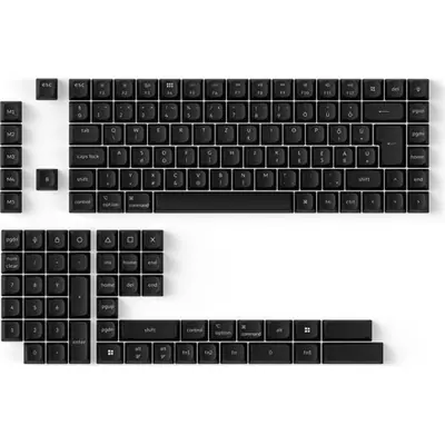 Keychron OSA Profile, ABS, Laser Engraving magyar Keycap Set fekete – 2. kép