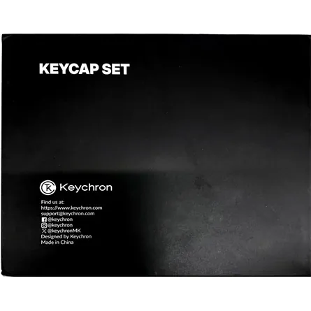 Keychron OSA Profile, ABS, Laser Engraving magyar Keycap Set fekete – 6. kép