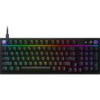 Logitech G316 X 75 RGB rádiós fekete magyar billentyűzet