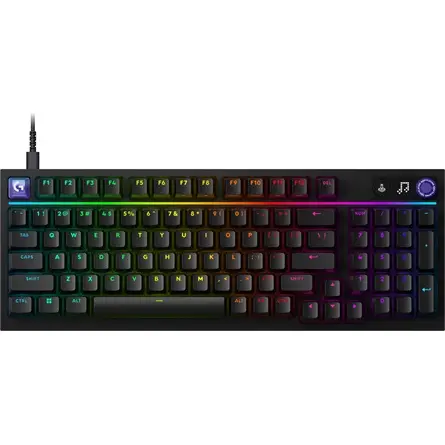 Logitech G316 X 75 RGB rádiós fekete magyar billentyűzet