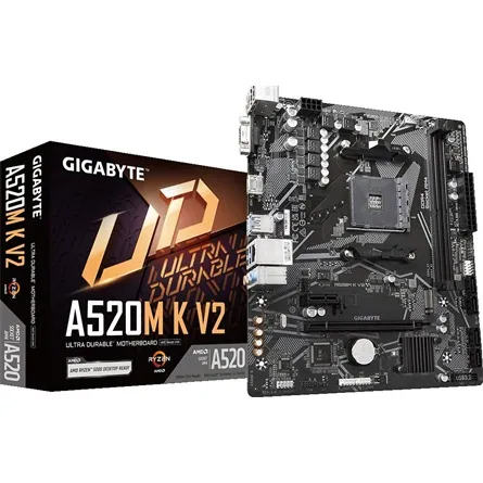 Gigabyte A520M K V2 desktop alaplap microATX – 2. kép