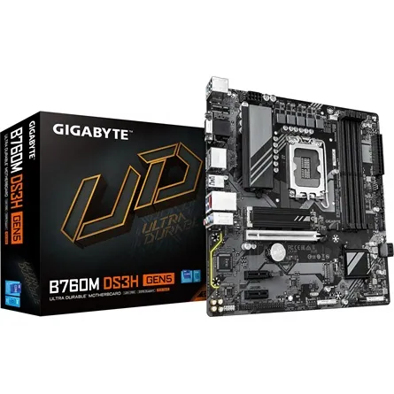 Gigabyte B760M DS3H GEN5 desktop alaplap microATX – 2. kép