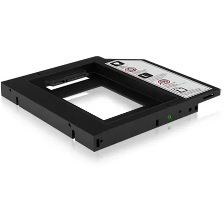 Raidsonic ICY BOX IB-AC640 5,25" slim ODD 9,5mm -> 1db 2,5" SATA beépítő keret fekete 9,5mm – 4. kép